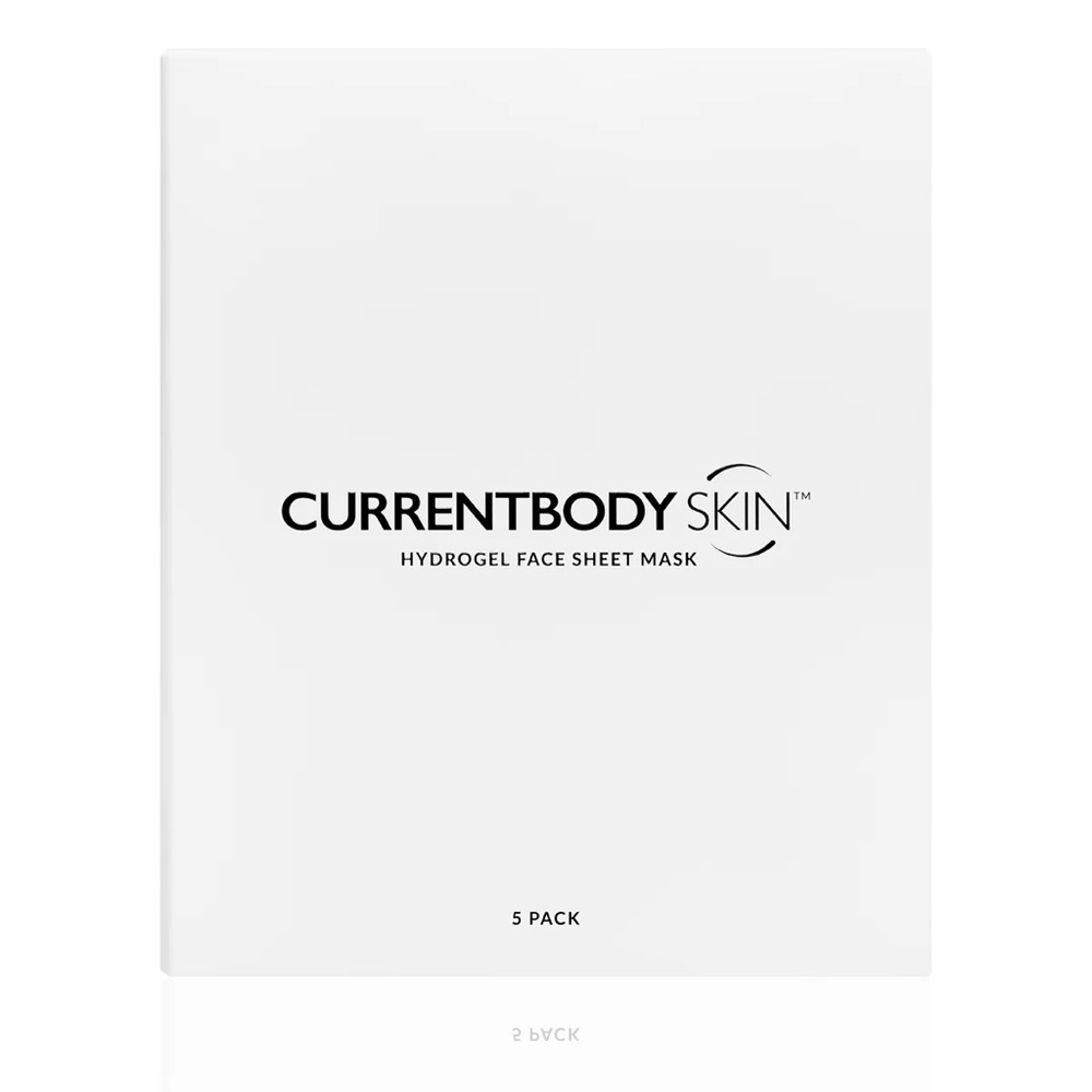 New CurrentBody Skin Hydrogel Face Mask 5 Pack